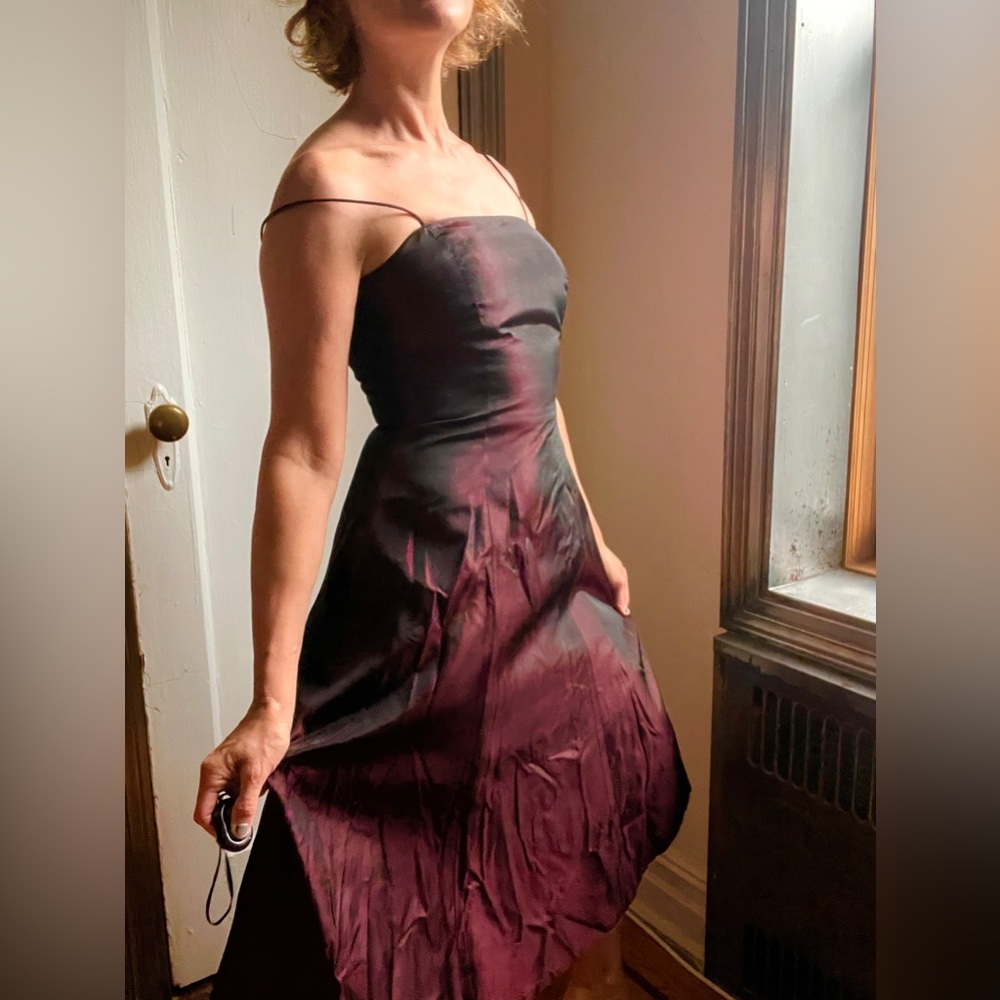Alex Evenings Iridescent MIDI dress. Size xs-sm
